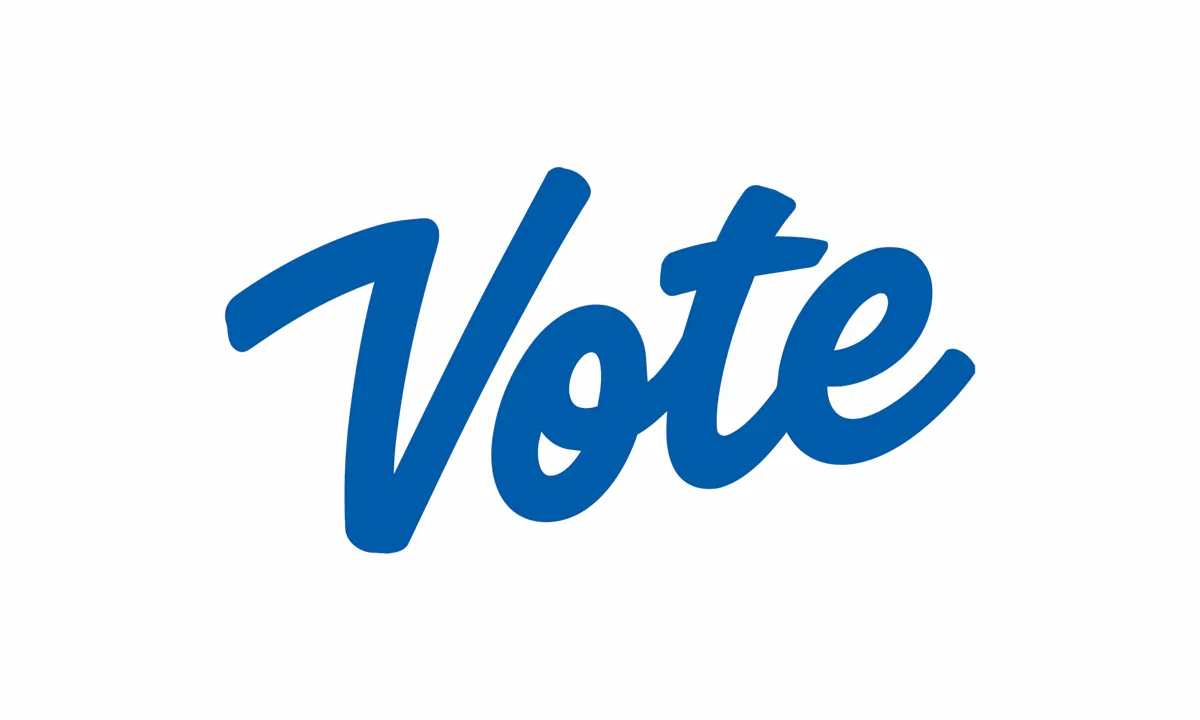 Vote solto azul
